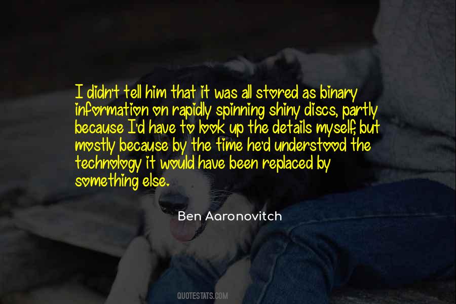 Ben Aaronovitch Quotes #471958