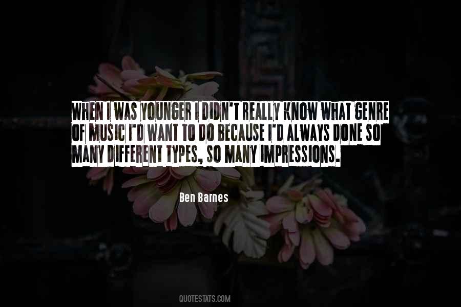 Ben Barnes Quotes #307969