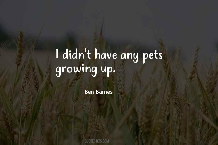 Ben Barnes Quotes #59905