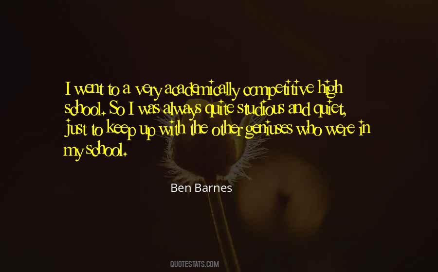Ben Barnes Quotes #852198