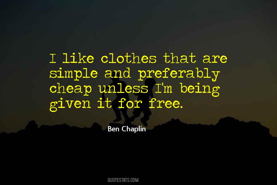 Ben Chaplin Quotes #1277527
