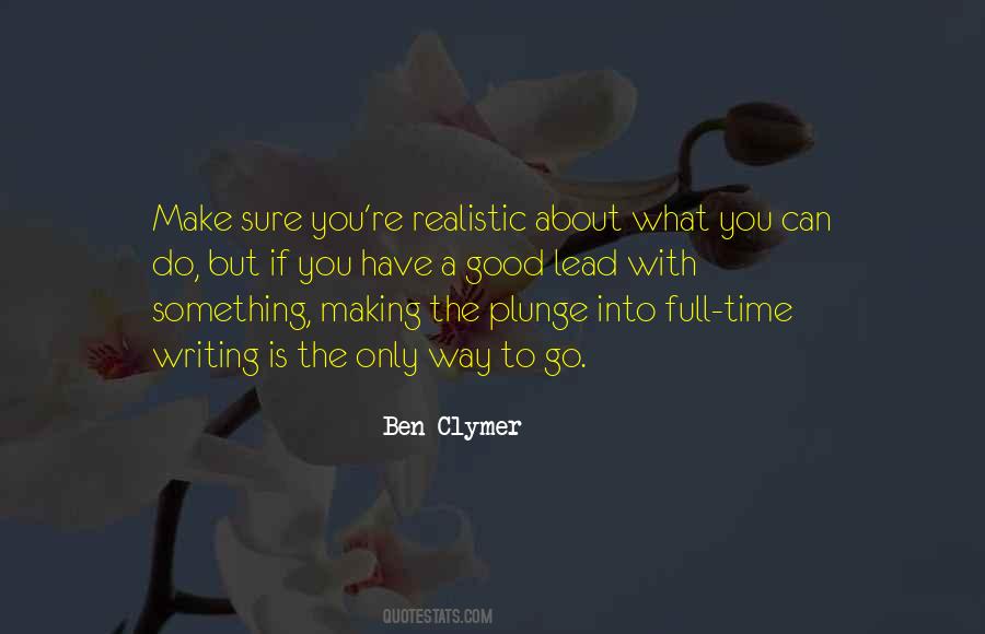 Ben Clymer Quotes #584085