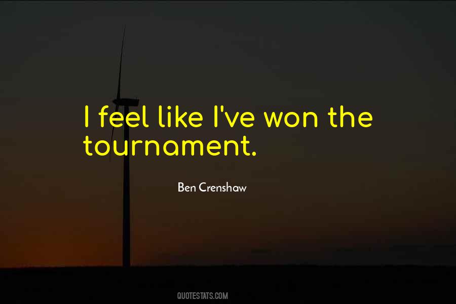 Ben Crenshaw Quotes #1288403
