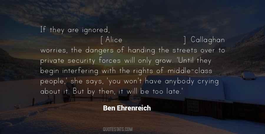 Ben Ehrenreich Quotes #477577