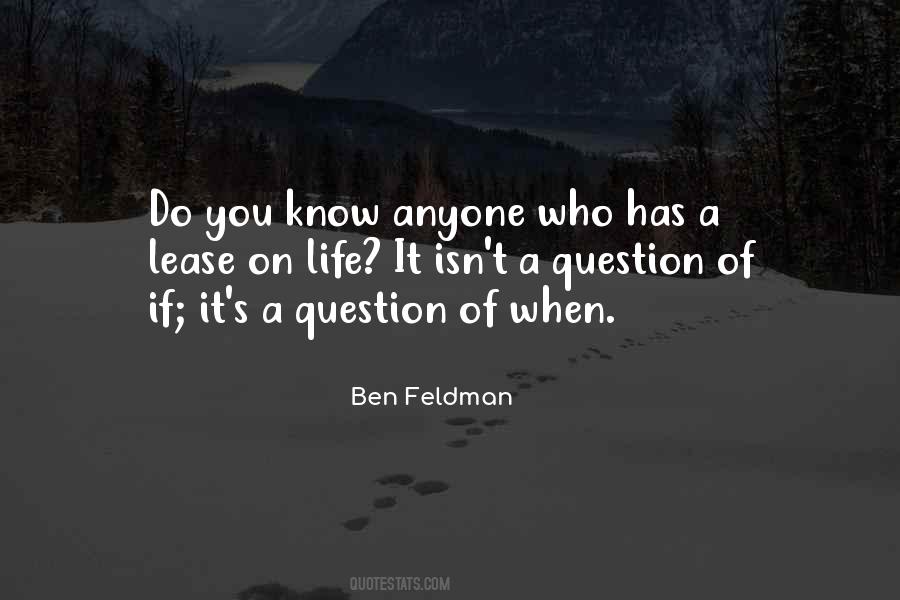 Ben Feldman Quotes #1393993