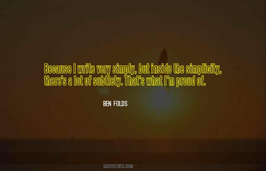 Ben Folds Quotes #1074721