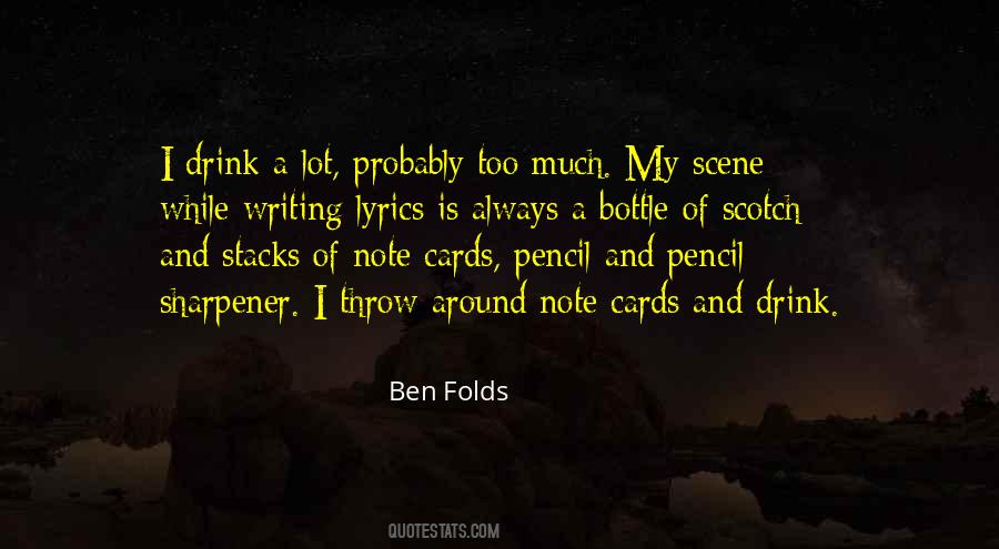 Ben Folds Quotes #1526055