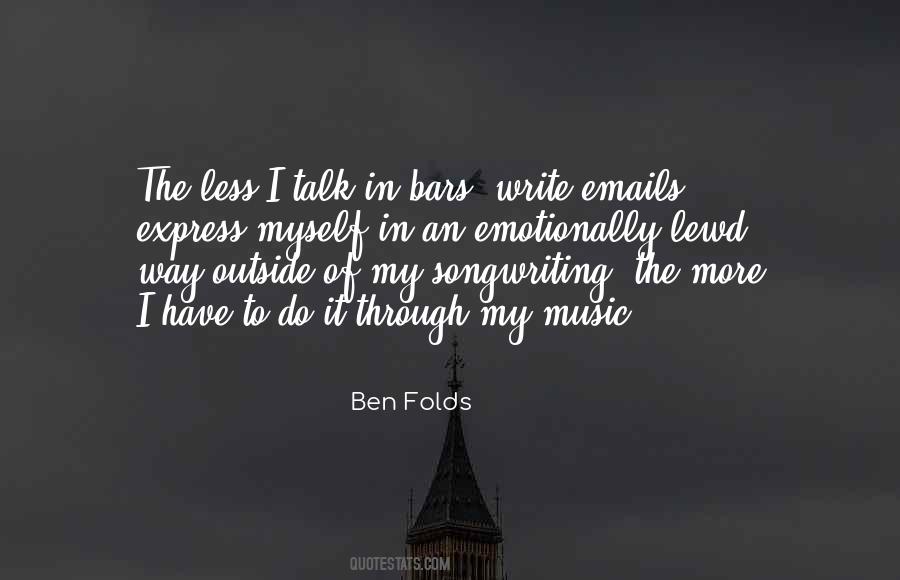 Ben Folds Quotes #209610