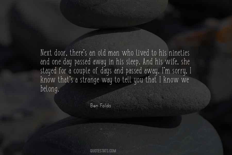 Ben Folds Quotes #909864