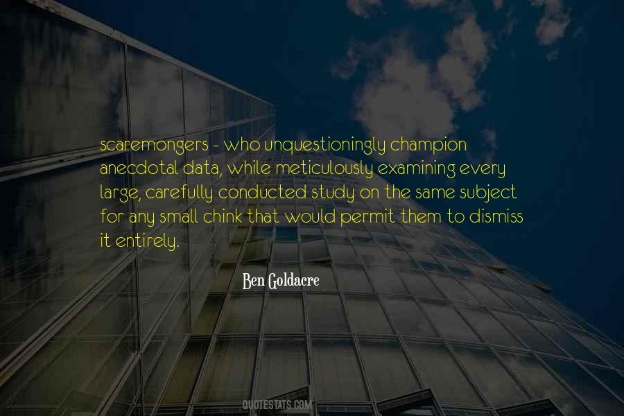 Ben Goldacre Quotes #1330353