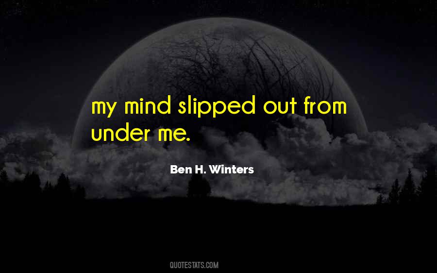 Ben H. Winters Quotes #1647707
