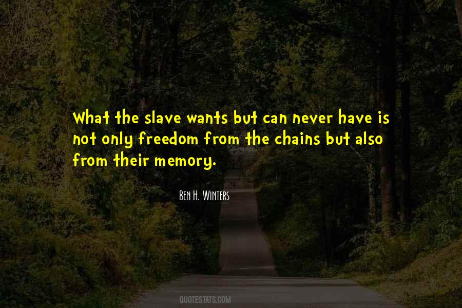 Ben H. Winters Quotes #243677