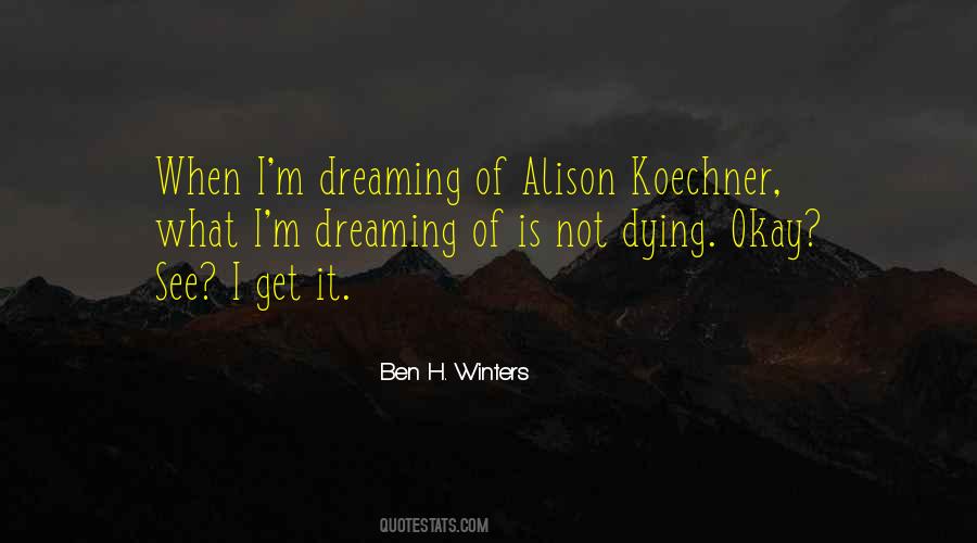 Ben H. Winters Quotes #309919