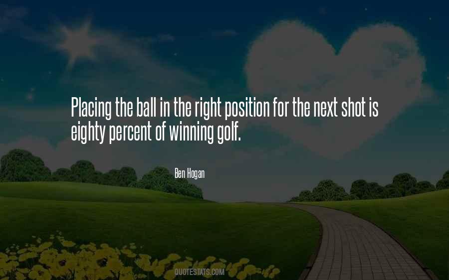 Ben Hogan Quotes #1615908