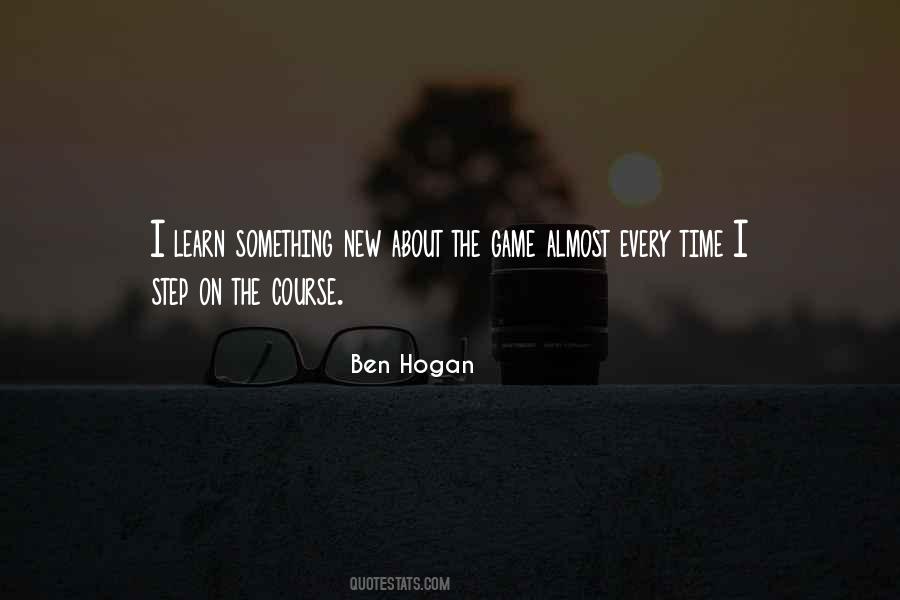 Ben Hogan Quotes #580800