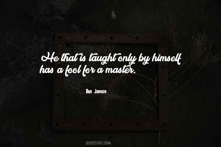 Ben Jonson Quotes #302303