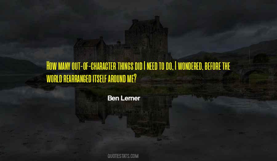 Ben Lerner Quotes #1026999