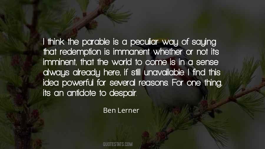 Ben Lerner Quotes #168444