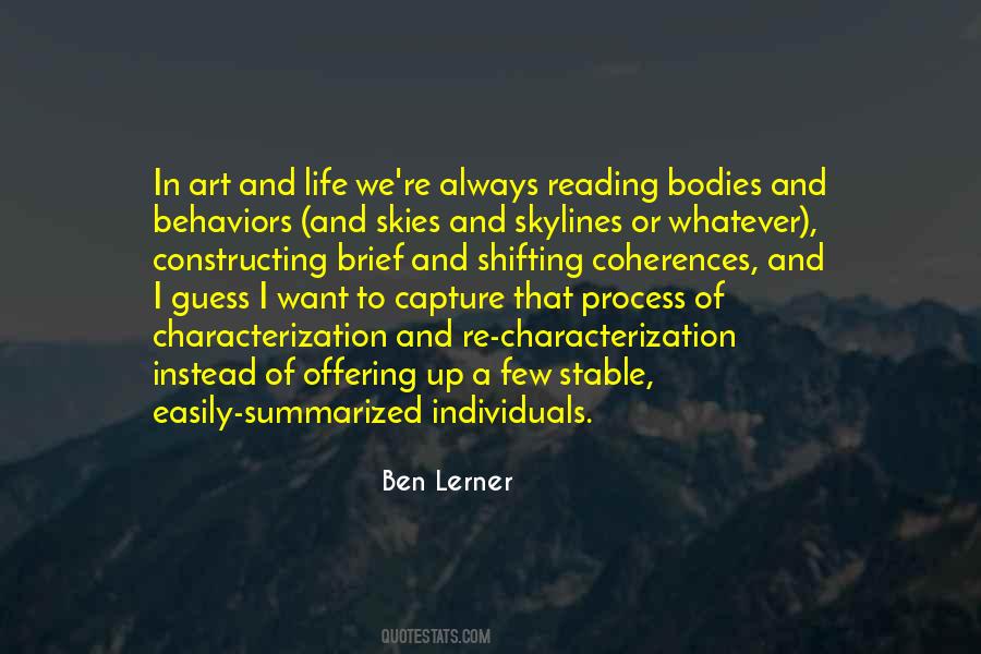 Ben Lerner Quotes #696767