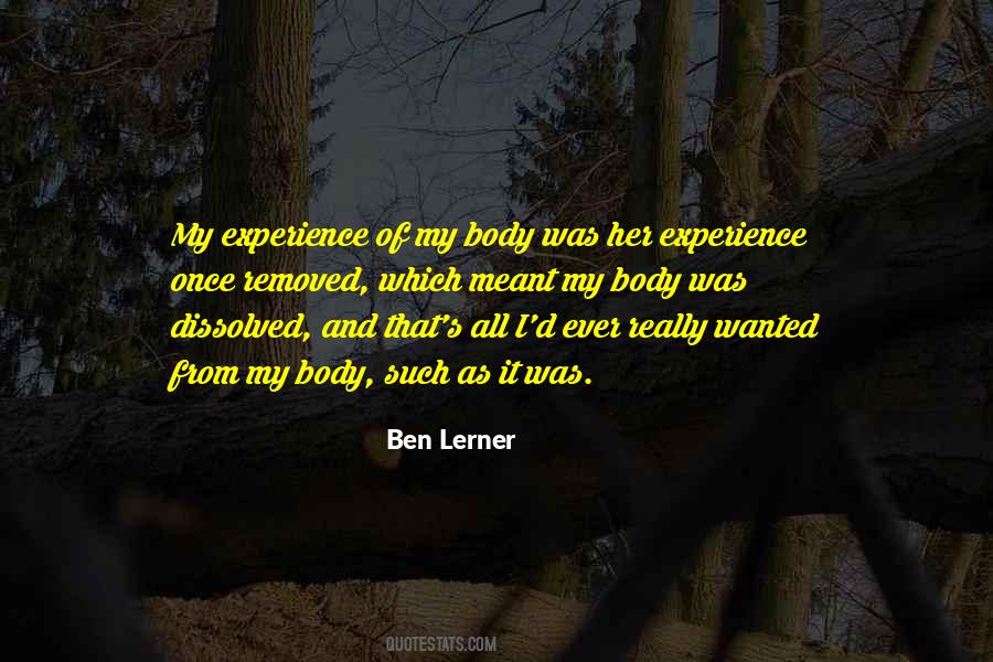 Ben Lerner Quotes #873405