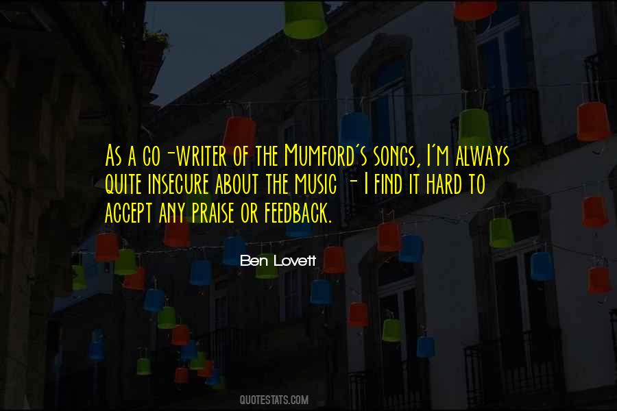 Ben Lovett Quotes #367305