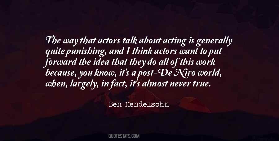 Ben Mendelsohn Quotes #255498