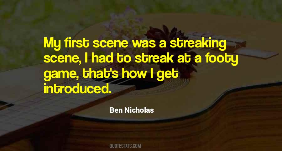 Ben Nicholas Quotes #1529589