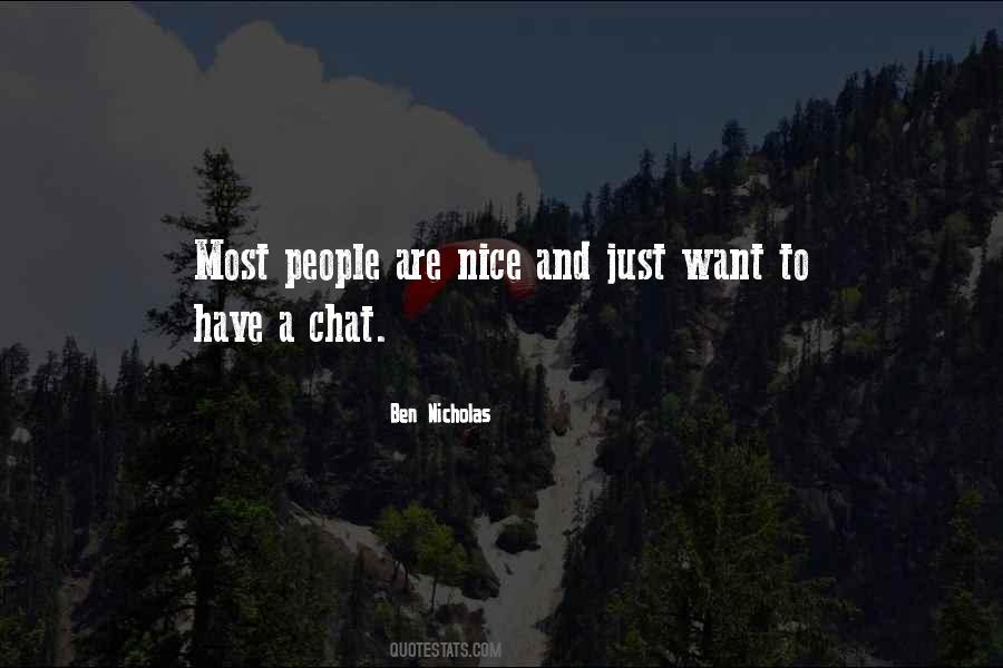 Ben Nicholas Quotes #391290