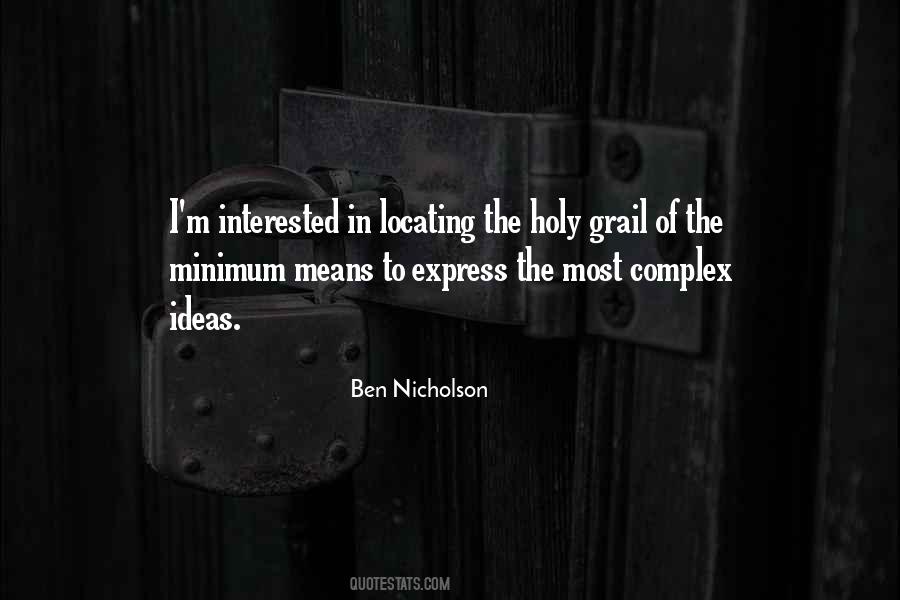 Ben Nicholson Quotes #1270087