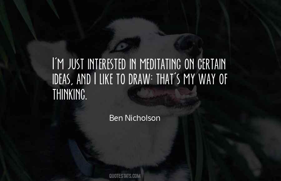 Ben Nicholson Quotes #141627