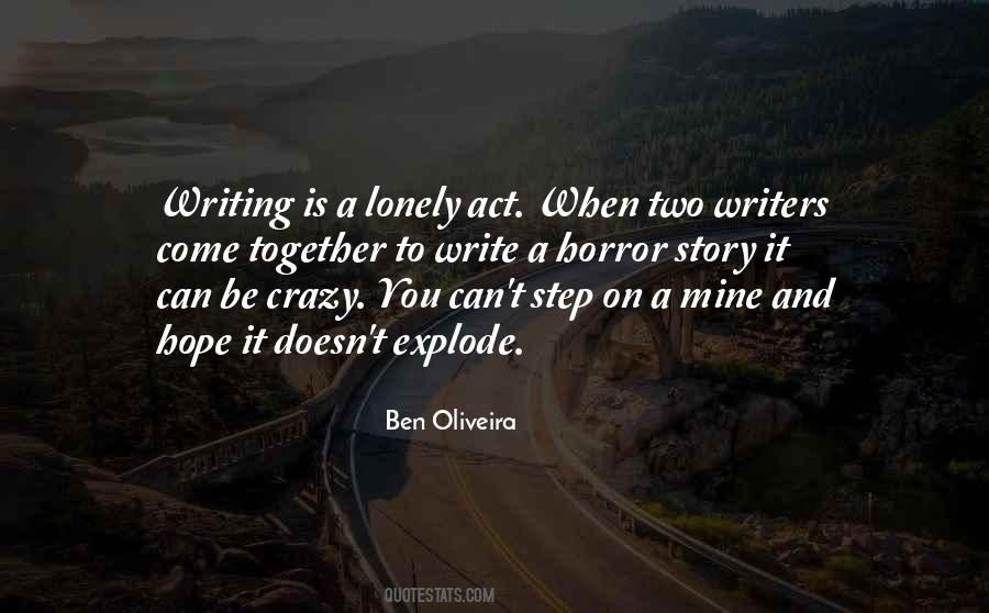 Ben Oliveira Quotes #1470304