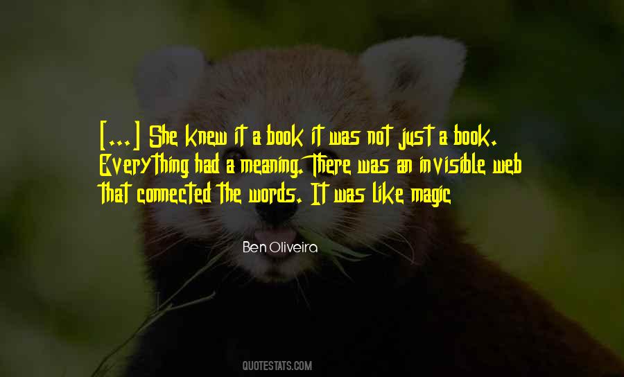 Ben Oliveira Quotes #474197