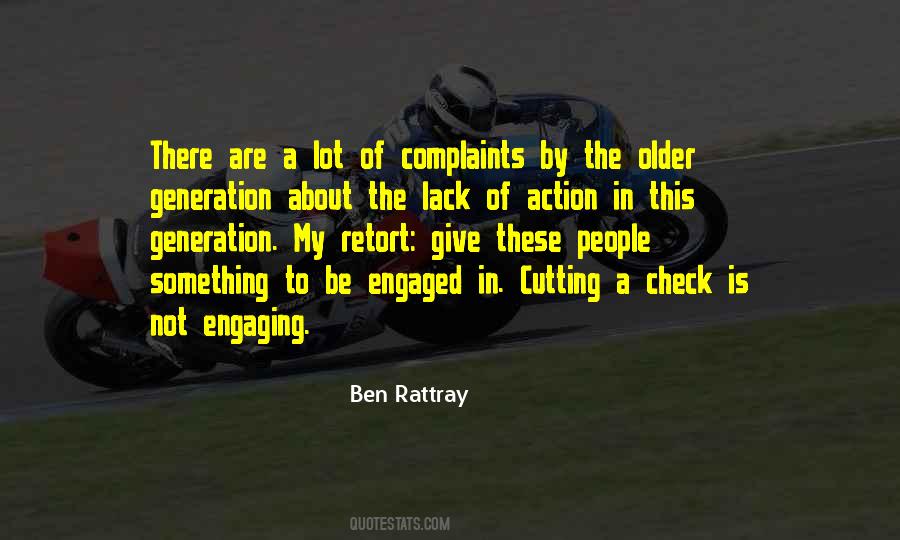 Ben Rattray Quotes #258659