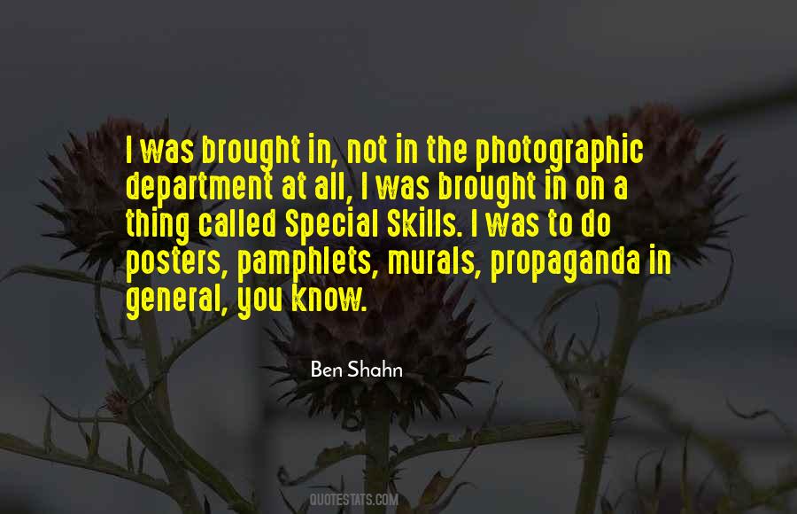 Ben Shahn Quotes #1147743
