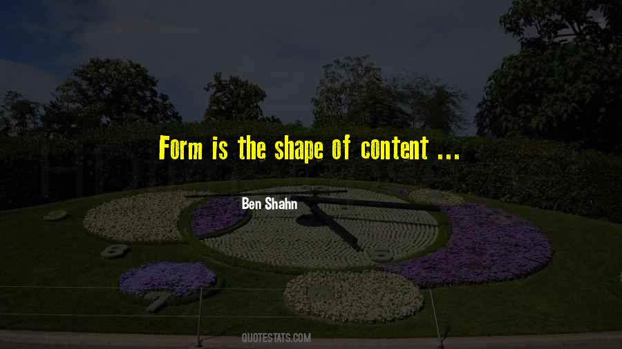 Ben Shahn Quotes #847843