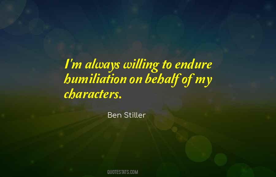 Ben Stiller Quotes #1138357