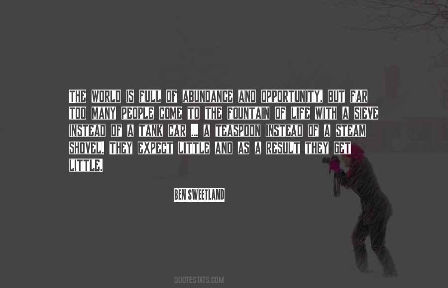 Ben Sweetland Quotes #1514008