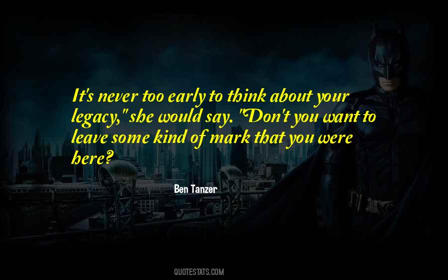 Ben Tanzer Quotes #1107139 Ben Tanzer Quotes #1107139