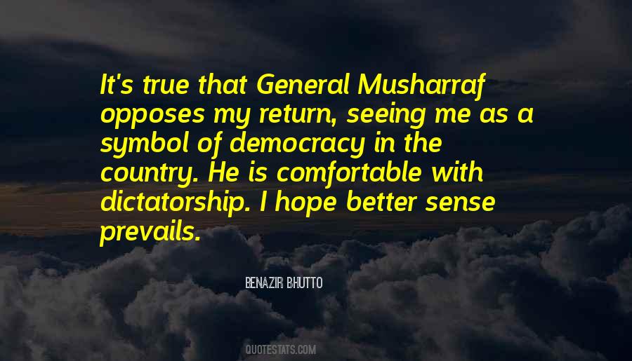 Benazir Bhutto Quotes #120685