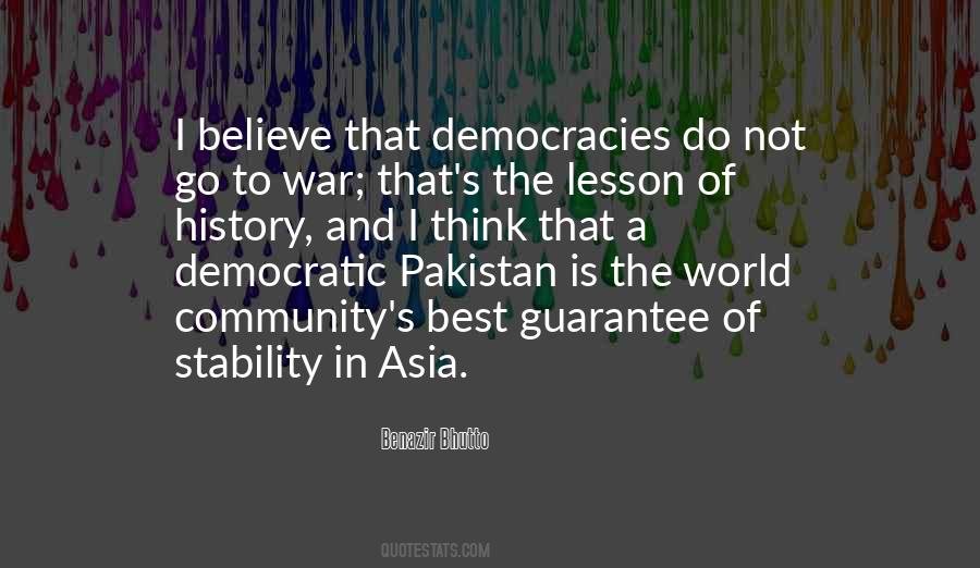 Benazir Bhutto Quotes #1291578