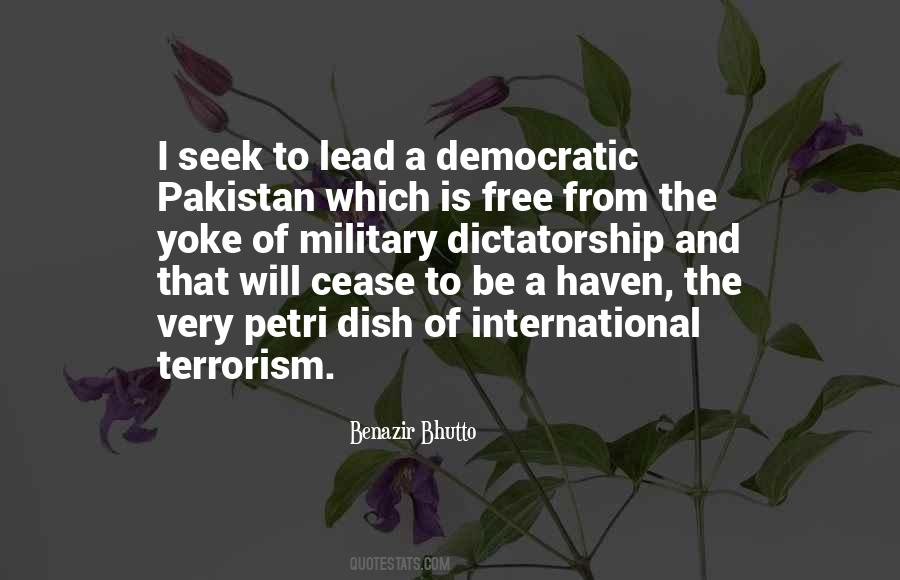 Benazir Bhutto Quotes #1517652