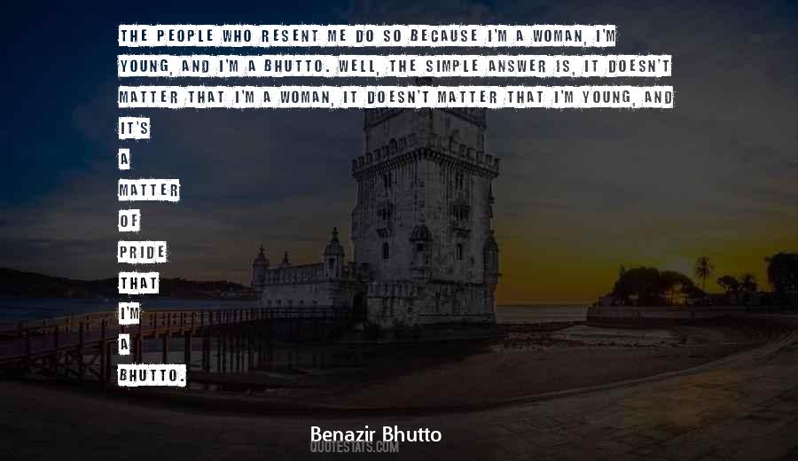Benazir Bhutto Quotes #675824