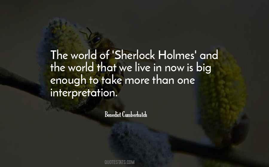 Benedict Cumberbatch Quotes #382215