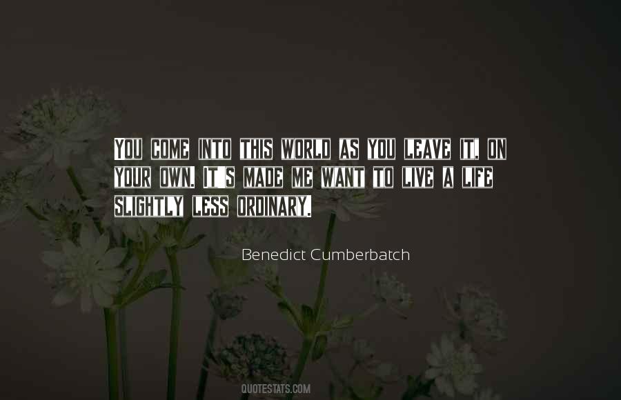 Benedict Cumberbatch Quotes #690171