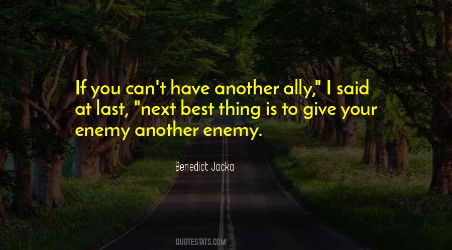 Benedict Jacka Quotes #1456172