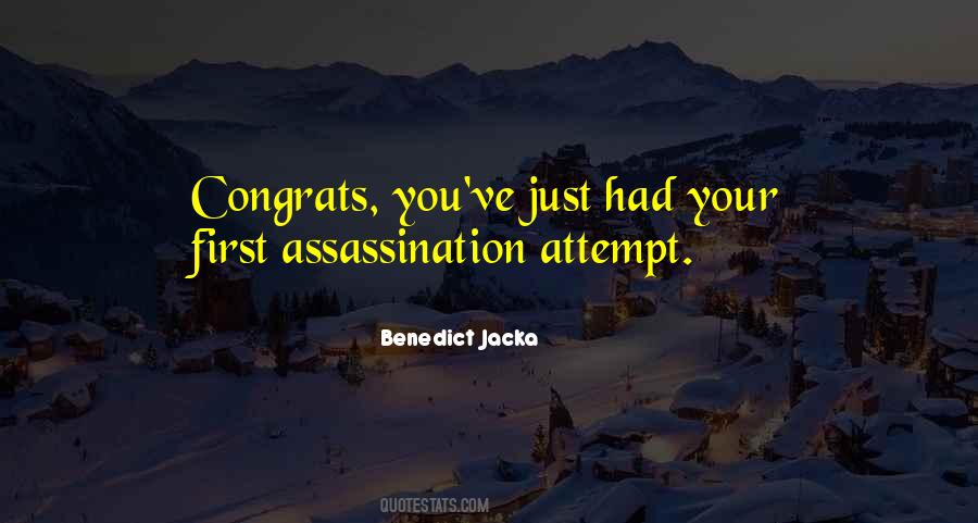 Benedict Jacka Quotes #1547120