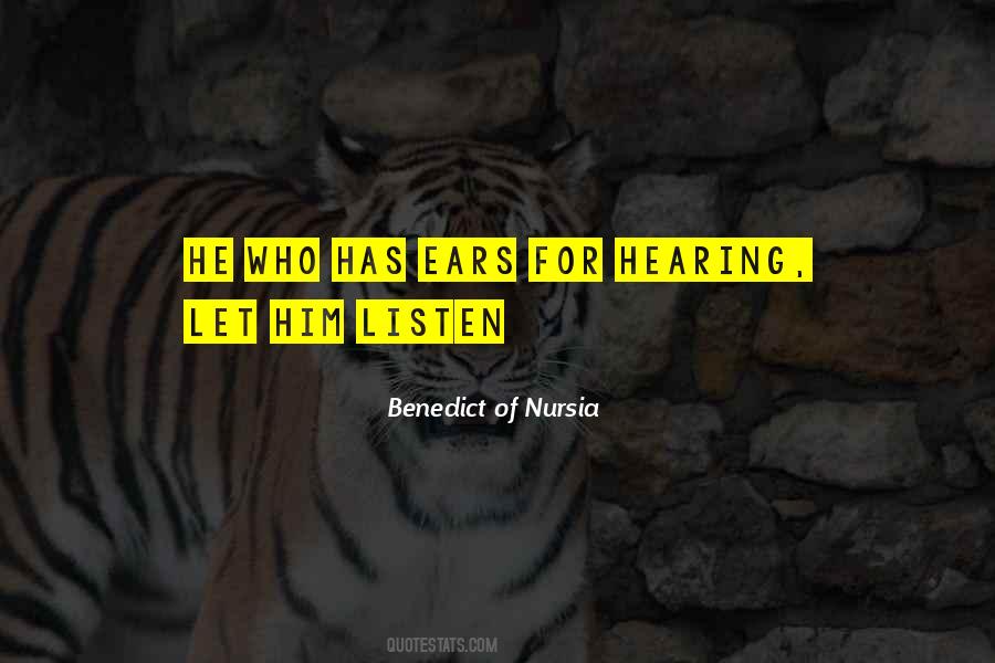 Benedict Of Nursia Quotes #941269