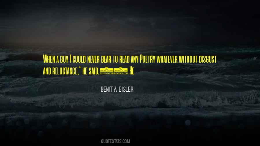 Benita Eisler Quotes #1210431