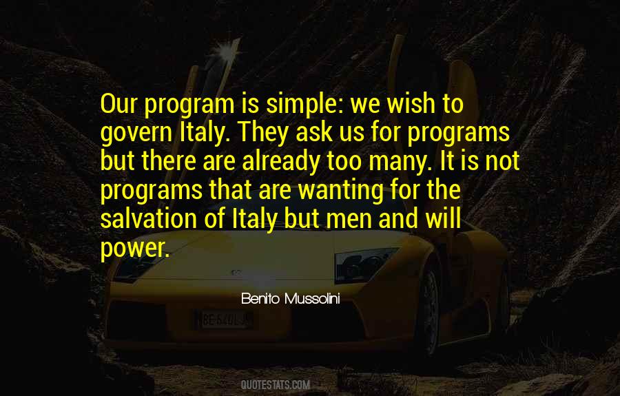 Benito Mussolini Quotes #723187