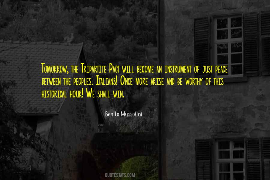 Benito Mussolini Quotes #993491
